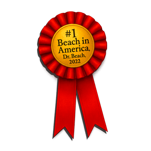 #1 Beach in America, Dr. Beach, 2022